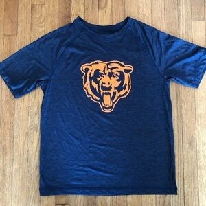NFL Team Apparel-Chicago Bears Men’s- Medium Active T-shirt Navy Blue